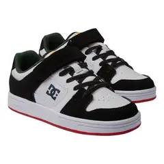 DC SHOES - Zapatilla Niño Manteca 4 Velcro Blanco DC