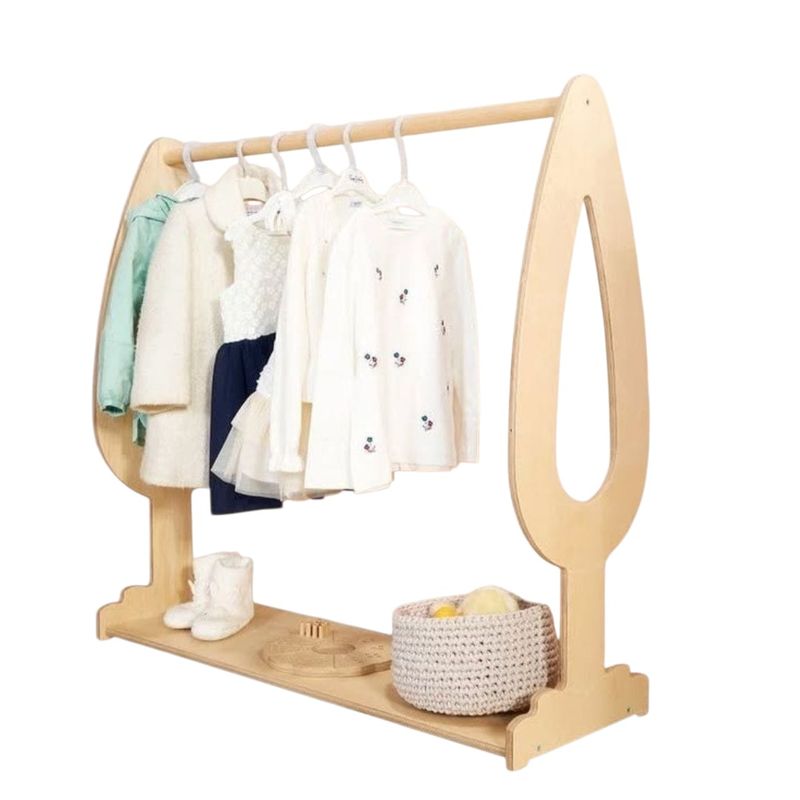 GENERICO - Perchero Madera Estilo Montessori