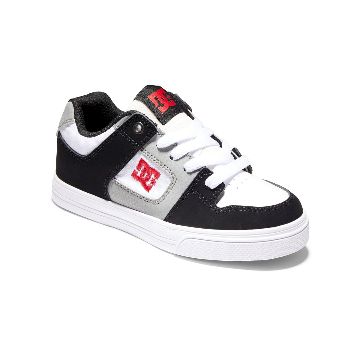 DC SHOES - Pure B Shoe Zapatilla Urbana Niño Cuero Gris (34 a 39) DC Shoes