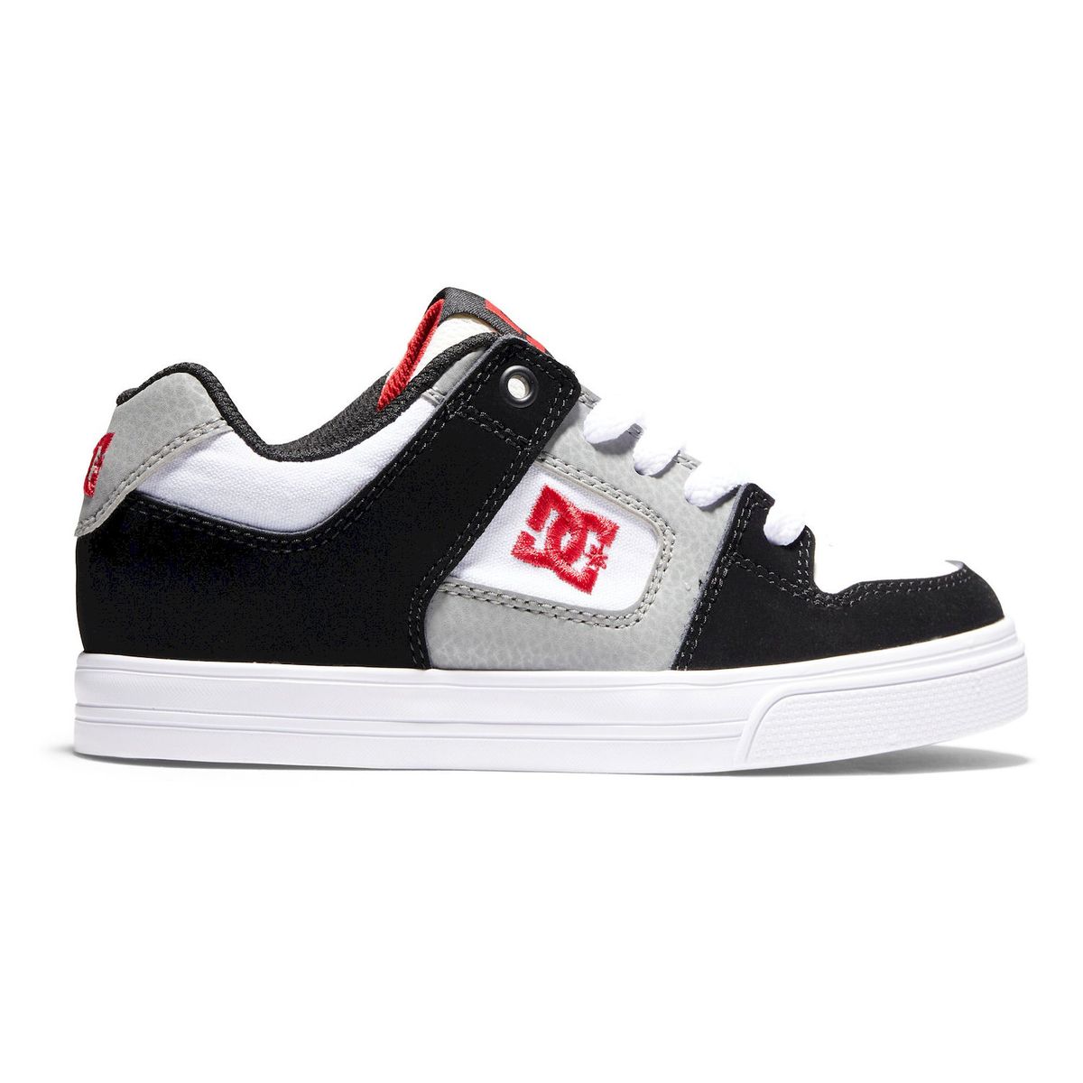 DC SHOES - Pure B Shoe Zapatilla Urbana Niño Cuero Gris (34 a 39) DC Shoes