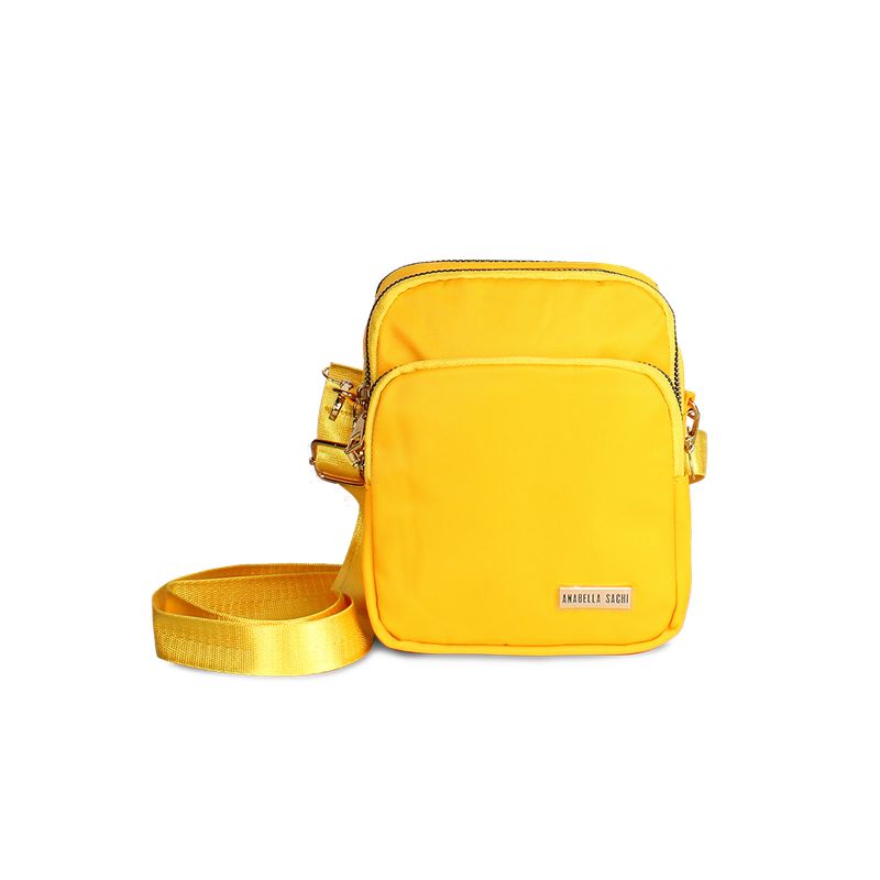 ANABELLA SACHI - Cartera bandolera Isa amarilla Anabella Sachi