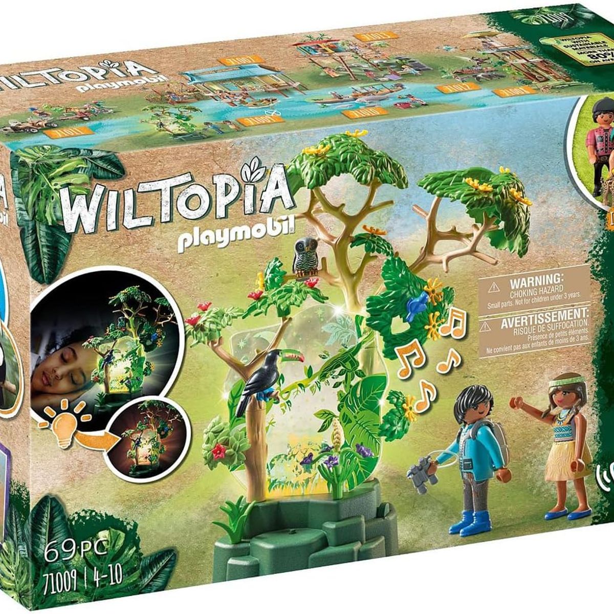 PLAYMOBIL - PLAYMOBIL WILTOPIA  LUZ NOCTURNA DE LA SELVA TROPICAL PM71009