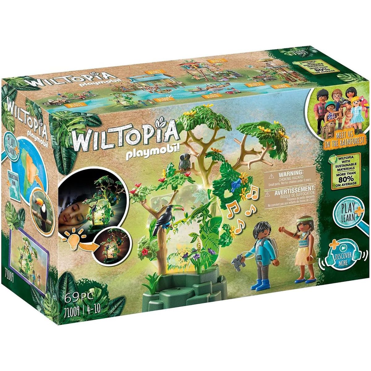 PLAYMOBIL - PLAYMOBIL WILTOPIA  LUZ NOCTURNA DE LA SELVA TROPICAL PM71009