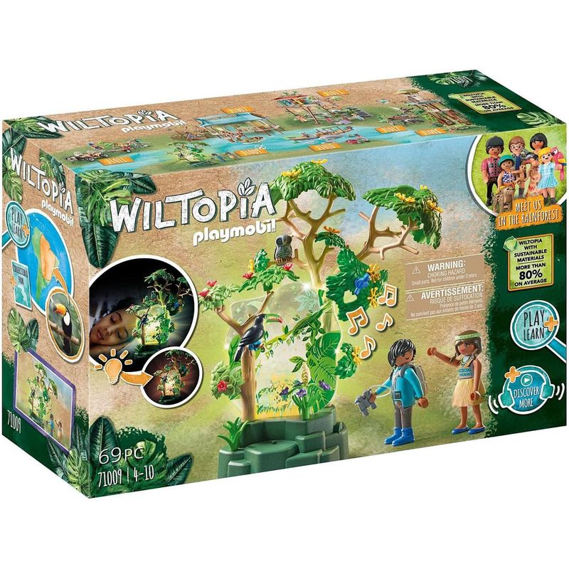 PLAYMOBIL - PLAYMOBIL WILTOPIA  LUZ NOCTURNA DE LA SELVA TROPICAL PM71009