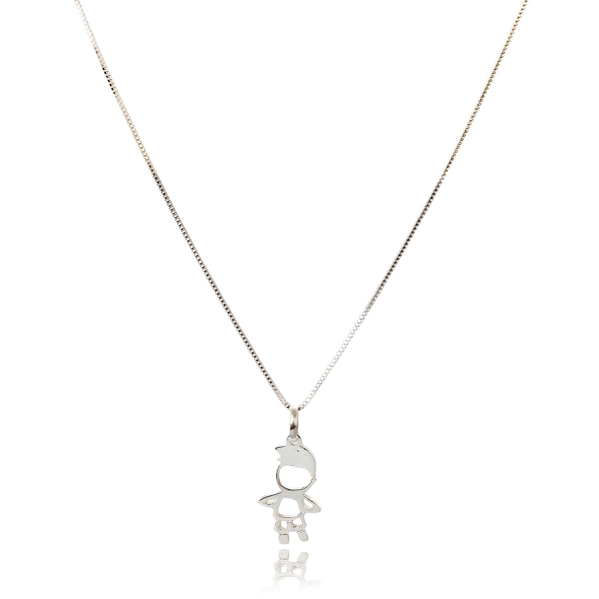 COGGIOLA - Collar Niño Calado Plata Fina 925