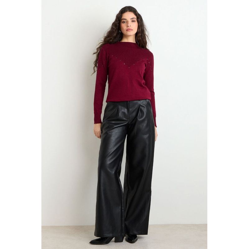 ASH - Pantalon Negro Mujer Ash