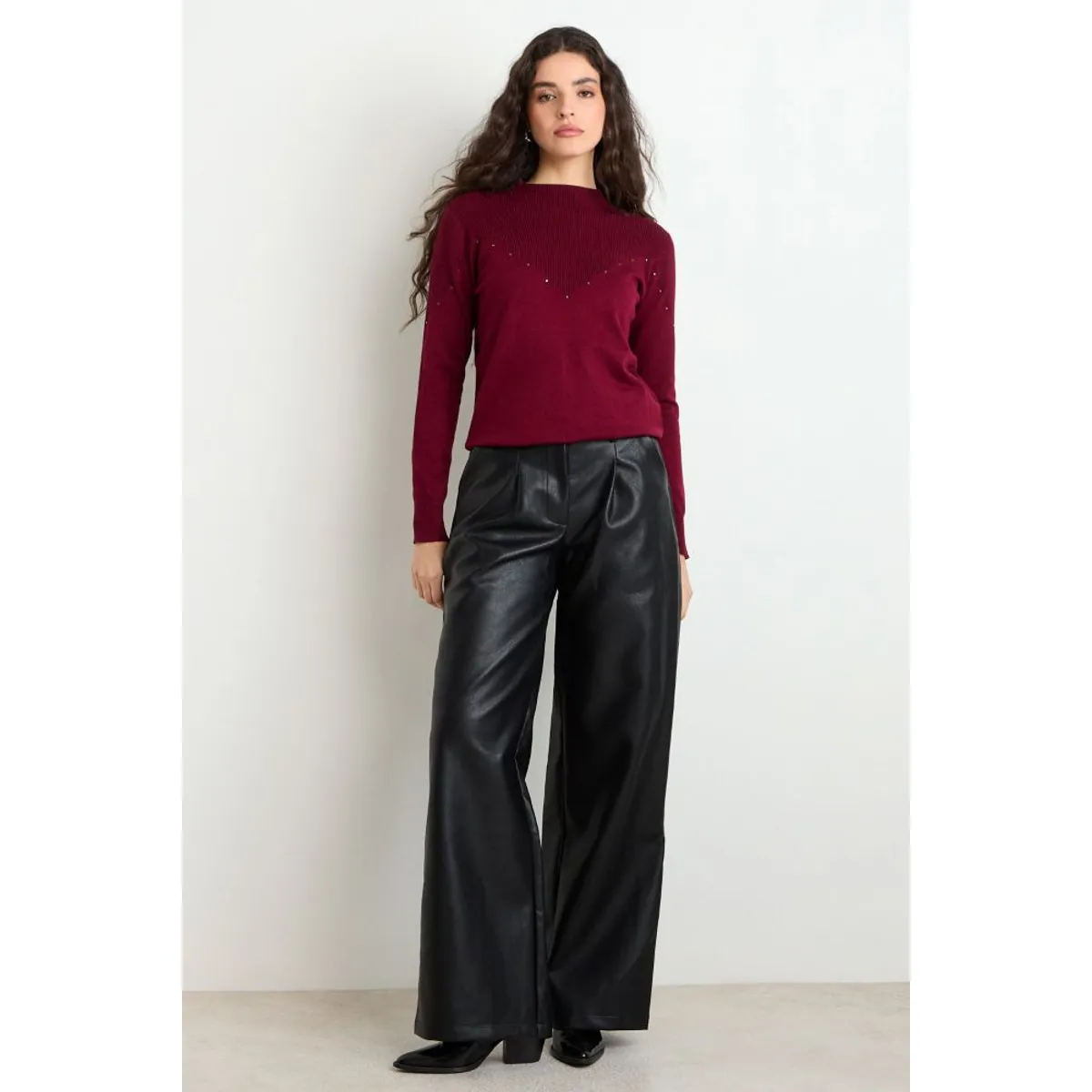 ASH - Pantalon Negro Mujer Ash
