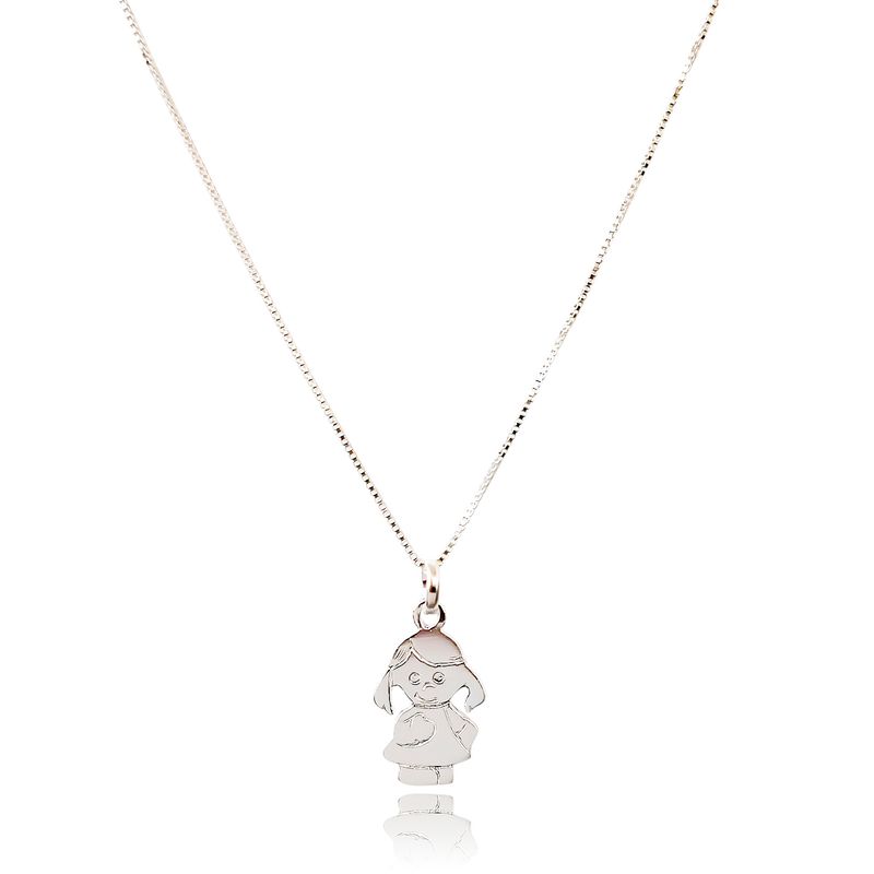 ANDREA COGGIOLA JOYAS - Collar Niña Plata Fina 925