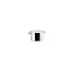 WOLFEN - Cacerola Baja con Tapa 14lt Acero Inoxidable 36x14cm