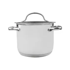 LACOR - Olla Recta con Tapa 2,5lt Acero Inoxidable 16cm Basic