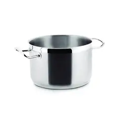 LACOR - Cacerola Alta Sin Tapa 30,7lt Acero Inoxidable Chef