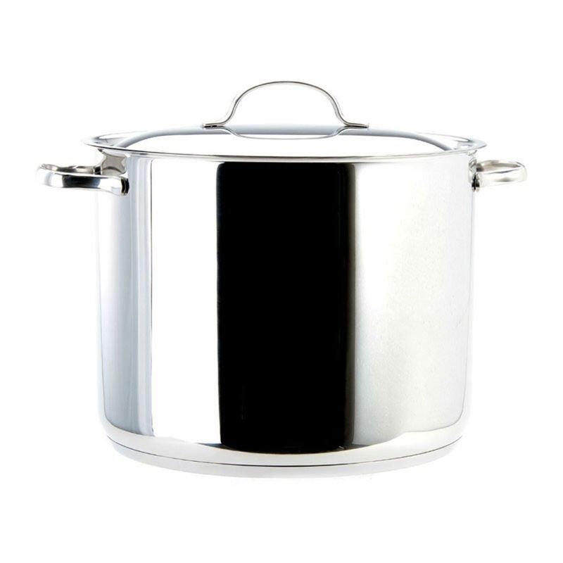LACOR - Olla Alta con Tapa 135lt Acero Inoxidable 28cm Lacor