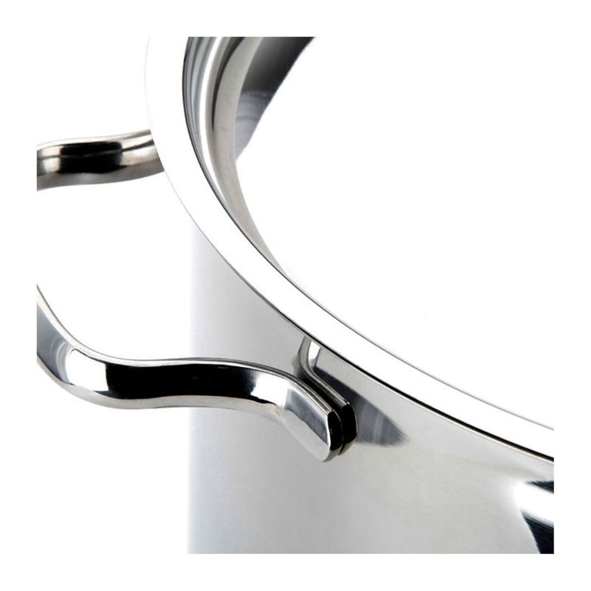 LACOR - Olla Alta con Tapa 13,5lt Acero Inoxidable 28cm Lacor