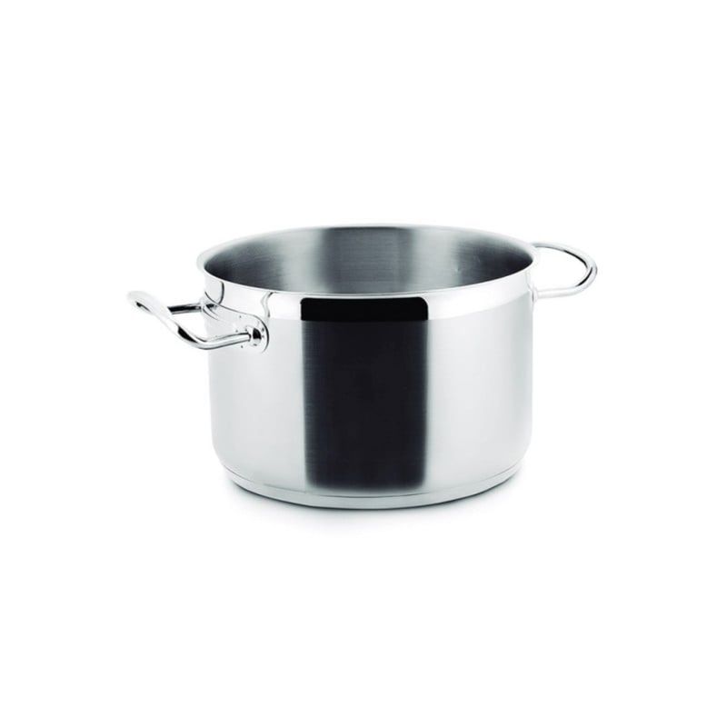 LACOR - Cacerola Alta Sin Tapa 1005lt Acero Inoxidable Chef Lacor