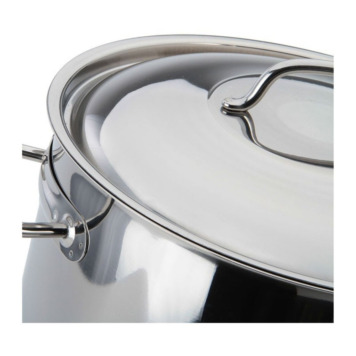 LACOR - Olla con Tapa y Asas 10lt Acero Inoxidable 28x17cm Lacor