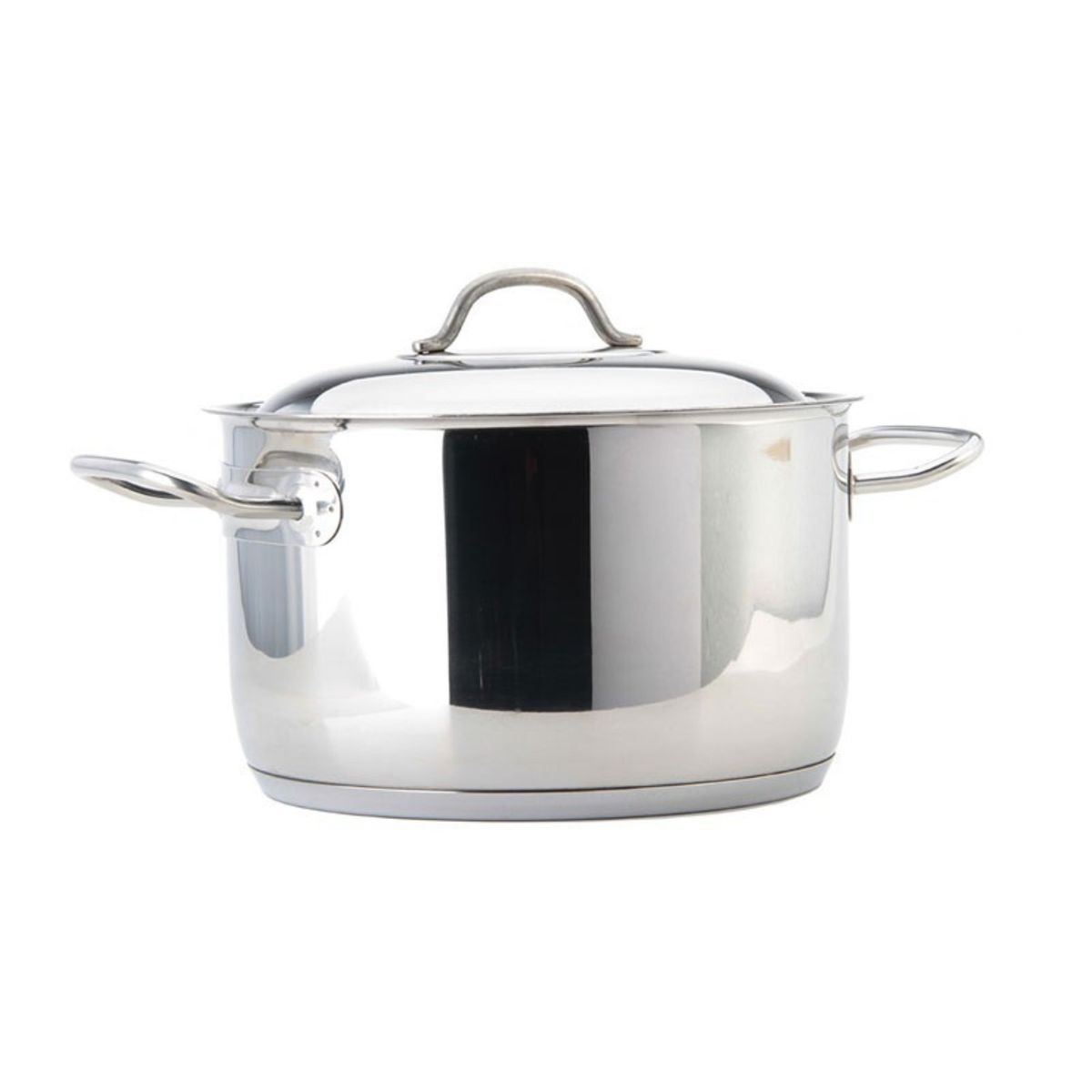 LACOR - Olla con Tapa y Asas 6,5lt Acero Inoxidable 24x15cm Lacor