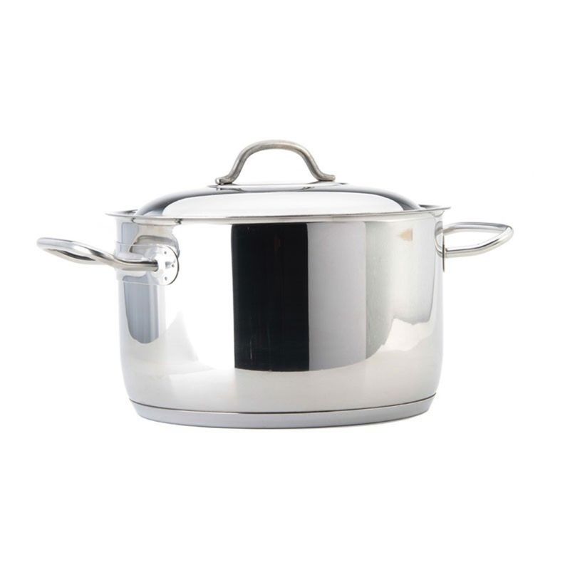 LACOR - Olla con Tapa y Asas 65lt Acero Inoxidable 24x15cm Lacor