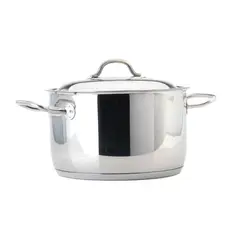 LACOR - Olla con Tapa y Asas 65lt Acero Inoxidable 24x15cm
