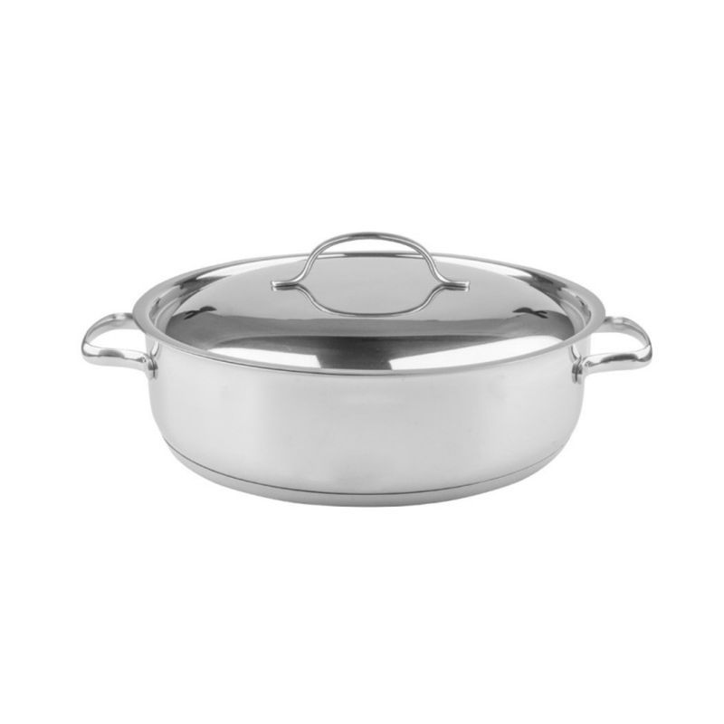 LACOR - Arrocera con Tapa 45lt Acero Inoxidable 28x8cm Lacor