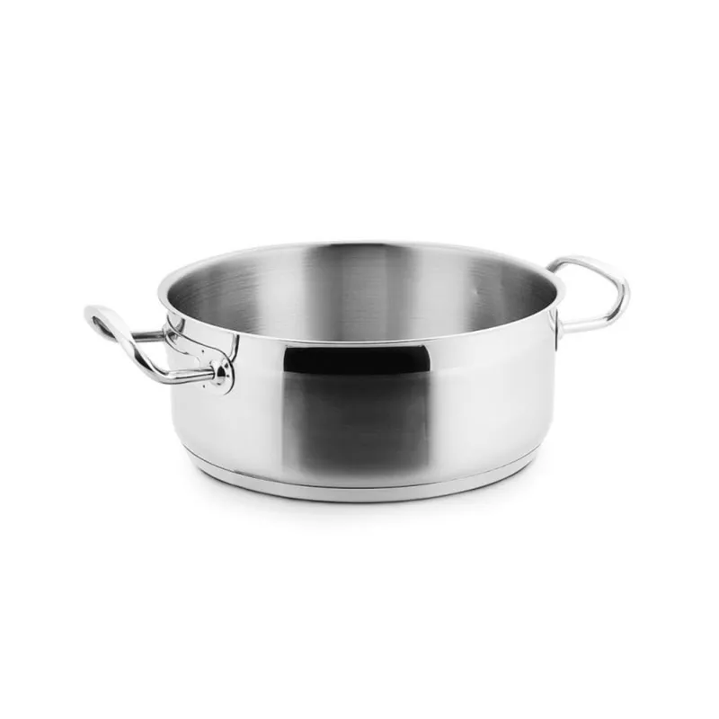 LACOR - Cacerola Sin Tapa 10lt Acero Inoxidable Eco Chef Lacor