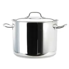 LACOR - Olla con Tapa y Asas 135lt Acero Inoxidable 28x22cm