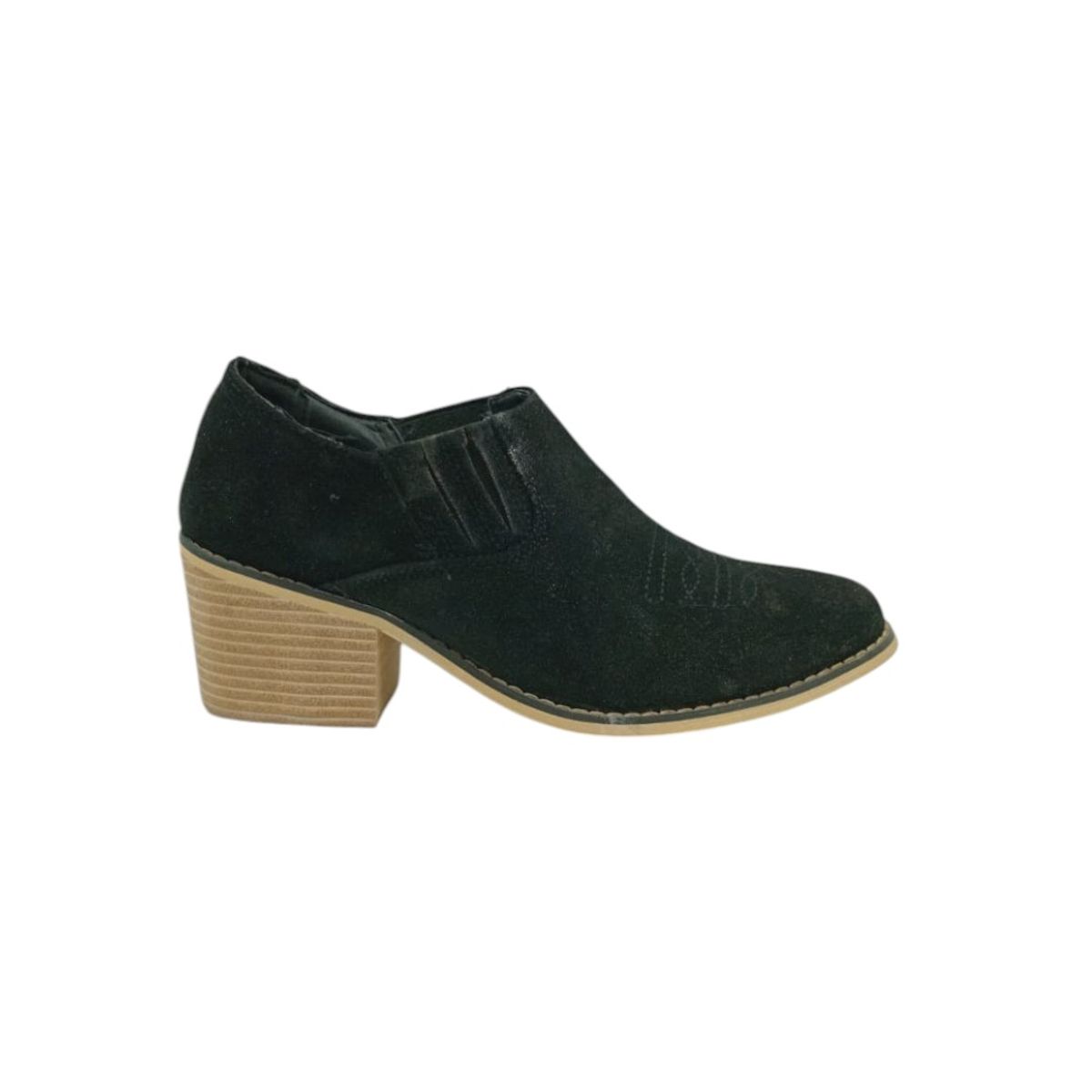 HERIEL - Zapato Negro Taco Mujer