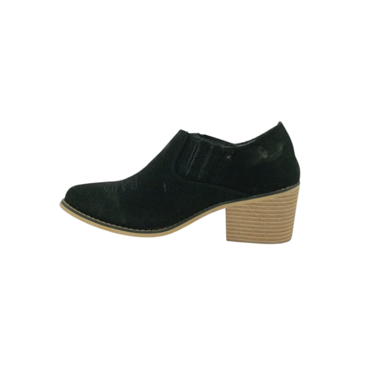 HERIEL - Zapato Negro Taco Mujer