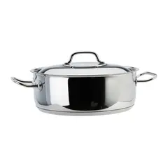 LACOR - Cacerola con Tapa 65lt Acero Inoxidable 28x11cm