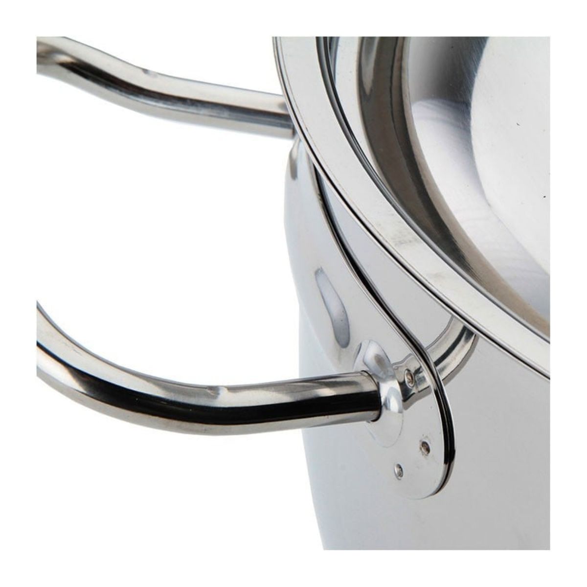 LACOR - Cacerola con Tapa 6,5lt Acero Inoxidable 28x11cm Lacor