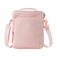 GENERICO - Bolso De Hombro Y Mano Para iPad 12.9 - 13” Acolchado Total - Rosa