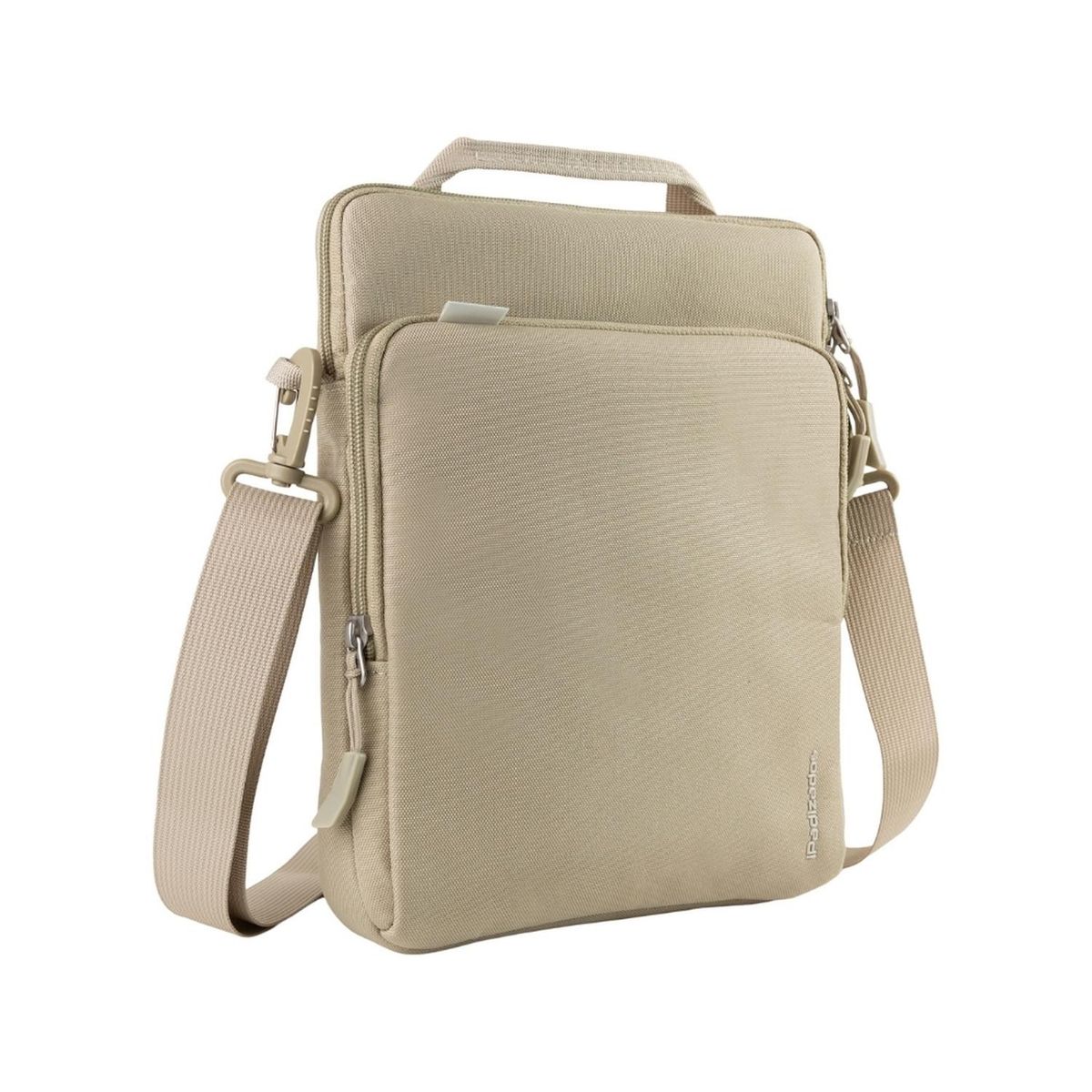 GENERICO - Bolso De Hombro Y Mano Para iPad 12.9 - 13” Acolchado Total - Caqui