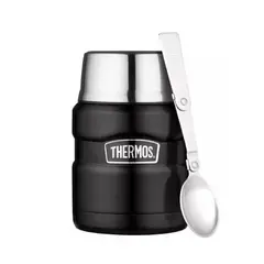 THERMOS - Termo Comida King Acero Inox 470 Ml - Negro