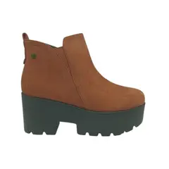 HERIEL - Botín Camel Plataforma Mujer