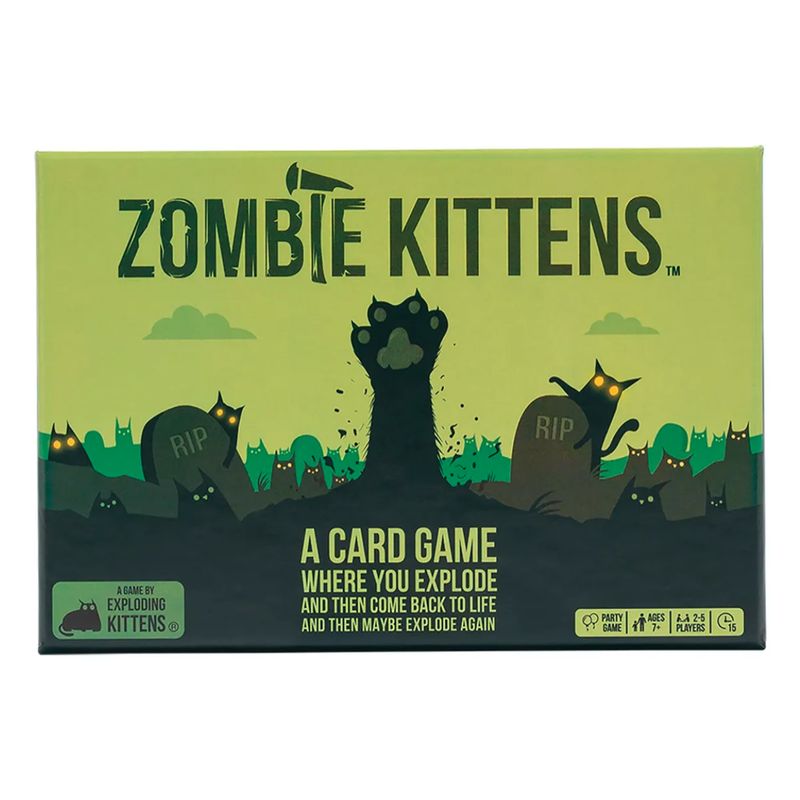 GENERICO - Zombie Kittens De Exploding Kittens Juego De Mesa Inglés
