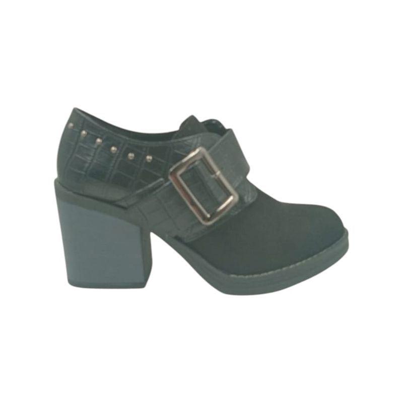 HERIEL - Zapato Negro Taco Mujer