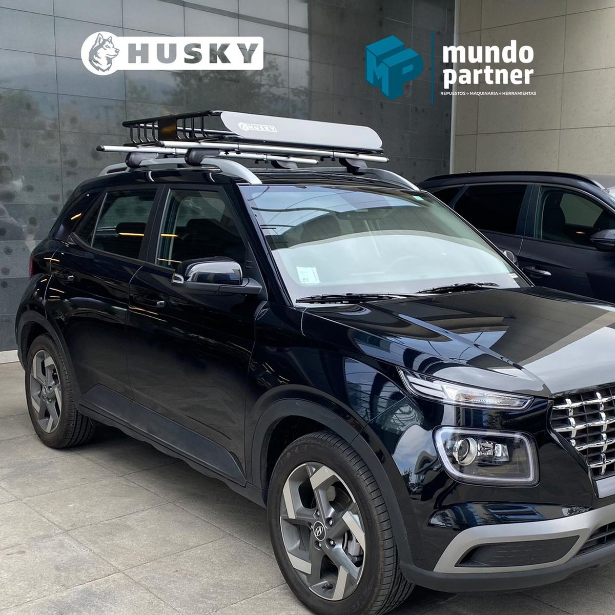 HUSKY - Parrilla Universal Porta Equipaje Para Techo Hasta 90KG
