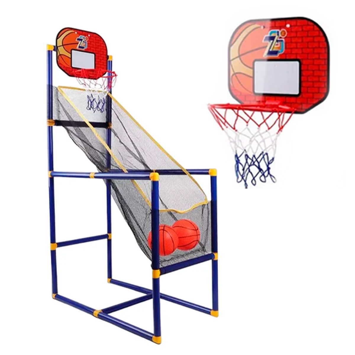 SDFIT - Set Basketball Pelota + Retornador Malla Infantil Zg270-5