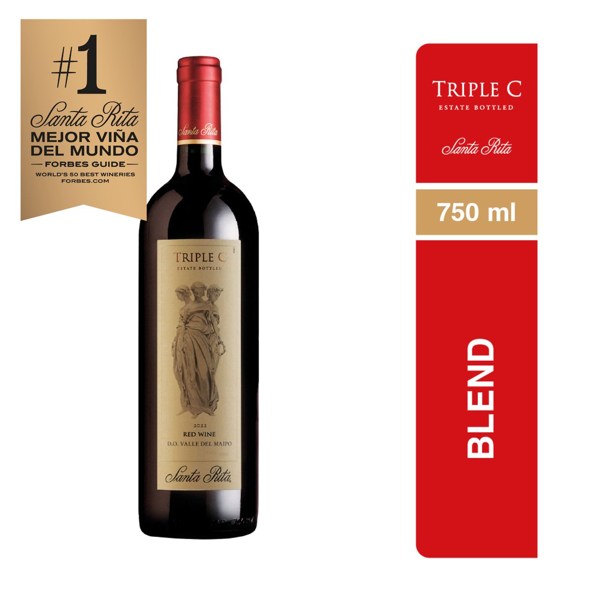 TRIPLE C - Vino Santa Rita Triple C 750cc