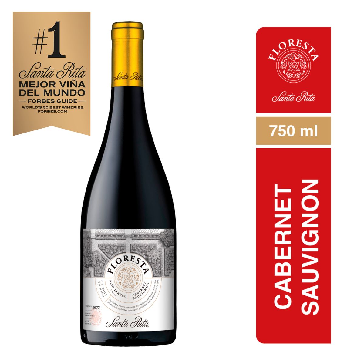 SANTA RITA - Vino Floresta Cabernet Sauvignon 750cc