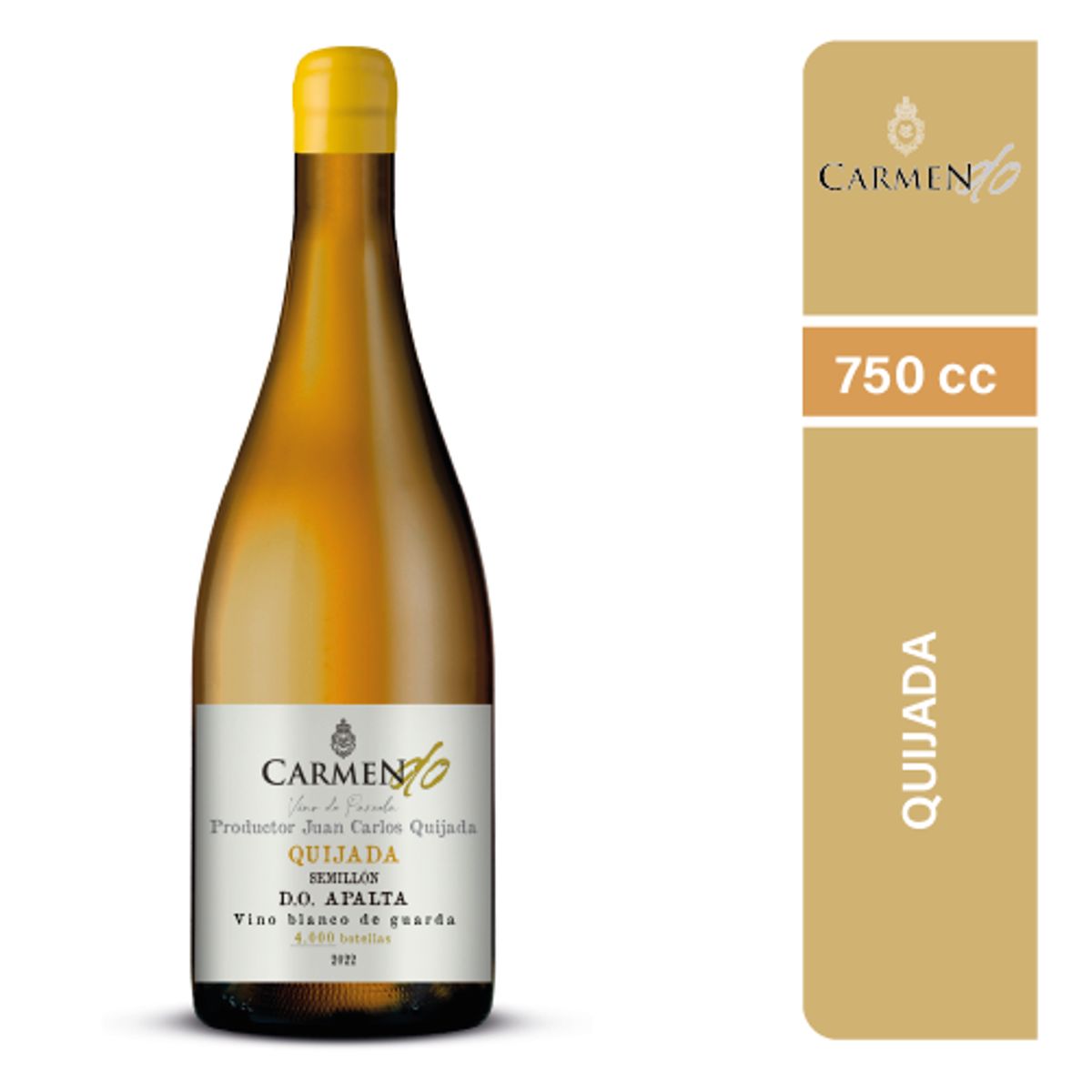 CARMEN - Vino Carmen DO Quijada Semillón 750cc