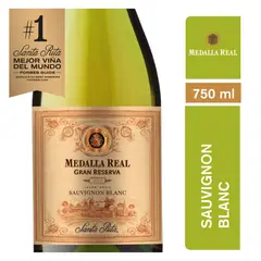 SANTA RITA - Vino Medalla Real Gran Reserva Sauvignon Blanc 750cc x6