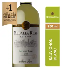 SANTA RITA - Vino Medalla Real Sauvignon Blanc 750cc x6