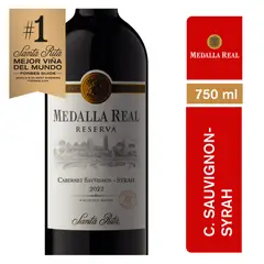 SANTA RITA - Vino Medalla Real Cabernet Sauvignon - Syrah 750cc x6
