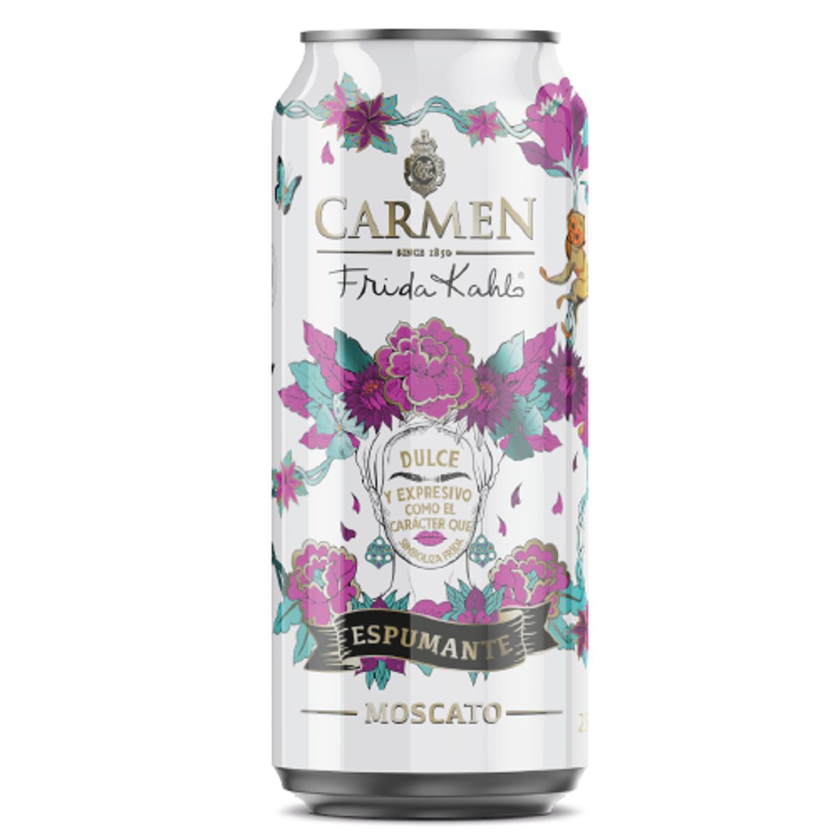 CARMEN - Espumante Carmen Frida Kahlo Moscato 250cc x12