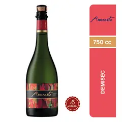 AMARANTA - Espumante Demi Sec 750cc x6