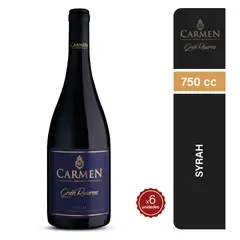 CARMEN - Gran Reserva Syrah 750cc x6