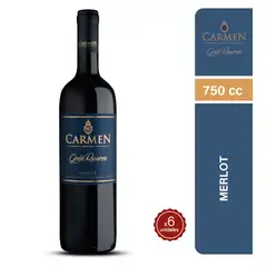 CARMEN - Gran Reserva Merlot 750cc x6