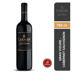 CARMEN - Gran Reserva Grand VidureCabernet Sauvignon 750cc x6