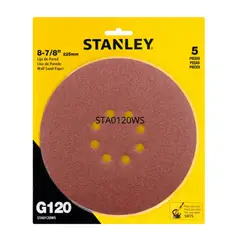STANLEY - Disco Lijador Grano 120 DE 8-7/8" 225MM 5 Unidades
