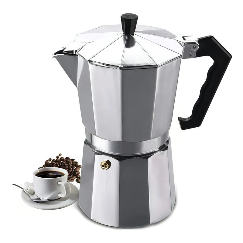 GENERICO - Cafetera Italiana Aluminio Express 9 Tazas
